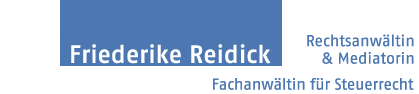 Friederike Reidick | Rechtsanwältin & Mediatorin, Fachanwältin für Steuerrecht